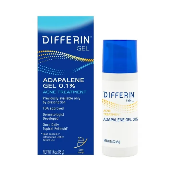 Differin |  Adapalene Gel 0.1% Acne Treatment