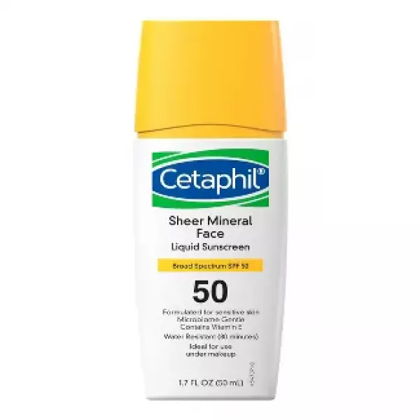 Cetaphil | Sheer Mineral Face Liquid Sunscreen - SPF 50 - მინერალური მზისგან დამცავი ლოსიონი