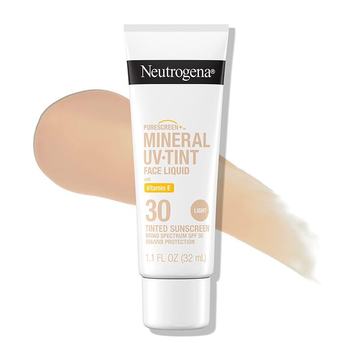Neutrogena | Purescreen+Mineral UV Tint Face Liquid Sunscreen SPF 30 - შეფერილ მინერალური მზისგან დამცავი ლოსიონი