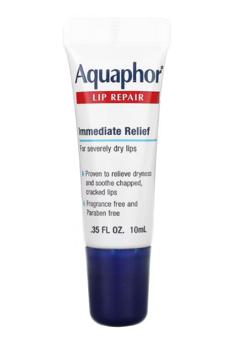 Aquaphor | Lip Repair Immediate Relief - ტუჩის აღმდგენი ბალმი