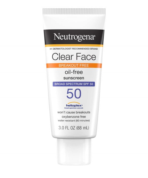 Neutrogena | Clear Face Break-Out Free Liquid Lotion Sunscreen Broad Spectrum SPF 50 - მზის დამცავი 50 SPF