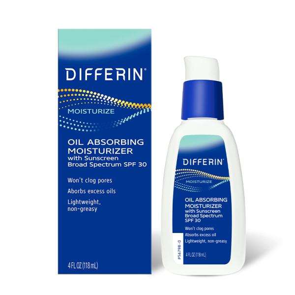 DIFFERIN - Oil Absorbing Moisturizer with Sunscreen- Broad Spectrum UVA/UVB SPF 30