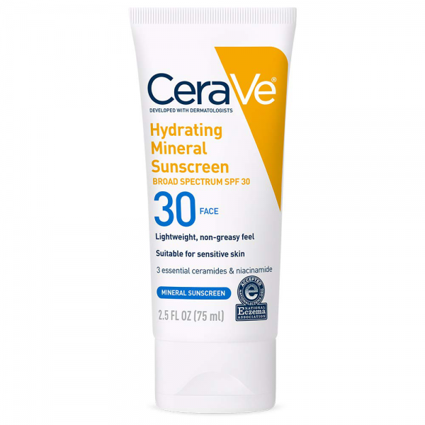  Cerave | Hydrating Mineral Sunscreen SPF 30 Face Lotion